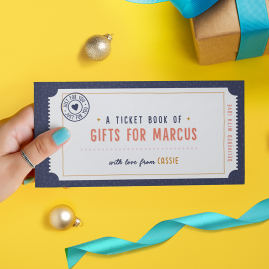 Personalised Book Of Giftable Tickets Cute Lifestyle by FROM YOU TO ME