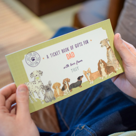 Book of giftable tickets for Dog Lovers by FROM YOU TO ME
