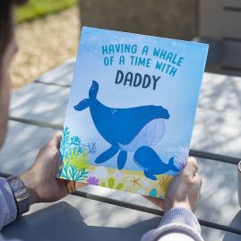 M6J Having A Whale Of A Time With Daddy by FROM YOU TO ME personalised picture book