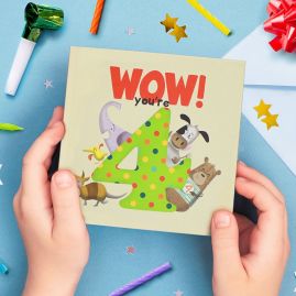 Child's hands holding book.