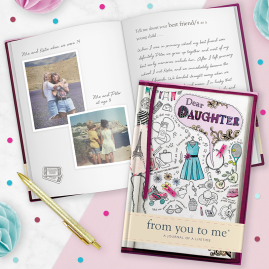 Dear Daughter (Sketch Collection) An inspiring guided memory journal by FROM YOU TO ME