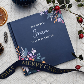 Personalised 'Reasons Why' Book for Gran  - Flower Design by FROM YOU TO ME