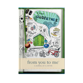 guided memory journal for Dear Godfather (sketch) for Fathers by from you to me