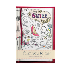 Dear Sister (Sketch Collection) An inspiring guided memory journal by FROM YOU TO ME