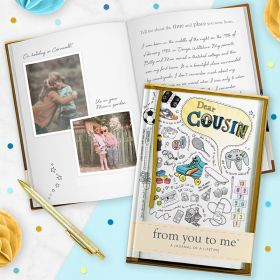 Dear Cousin (Sketch Collection) An inspiring guided memory journal by FROM YOU TO ME