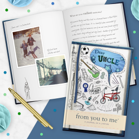 Dear Uncle (Sketch Collection) An inspiring guided memory journal by FROM YOU TO ME