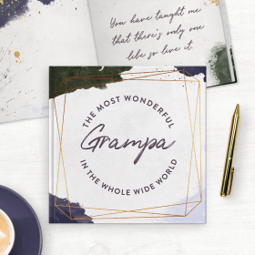 Personalised Grandfather, Reasons Why Book by FROM YOU TO ME