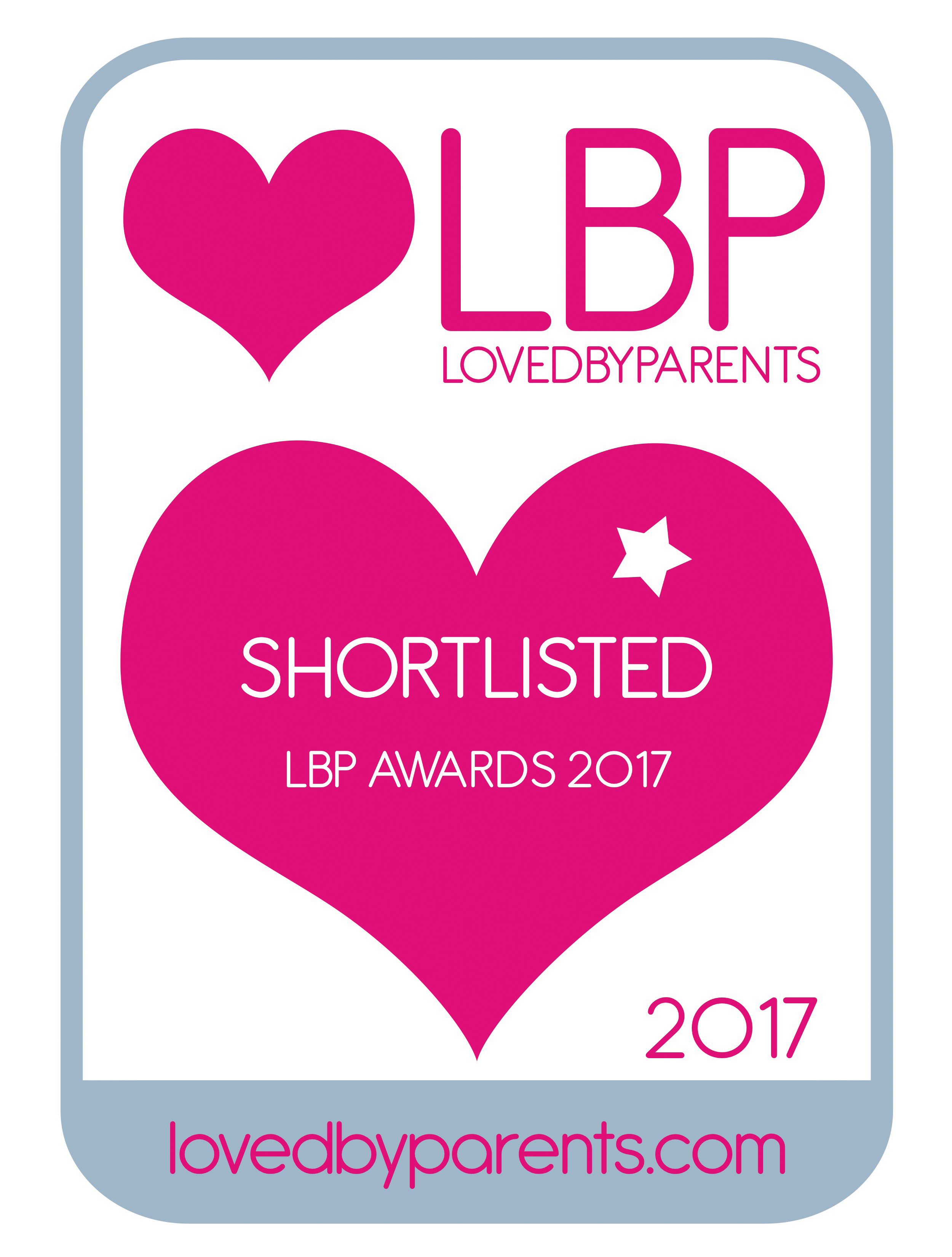 Loved by Parents Shortlisted 2015 Loved by Parents Shortlisted 2015